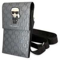 Karl Lagerfeld Ikonik Karl Monogram Patch bag - silver