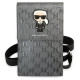 Karl Lagerfeld Ikonik Karl Monogram Patch bag - silver