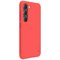 Nillkin Super Frosted Shield Pro case for Samsung Galaxy S23+ armored cover + phone stand red