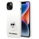 Karl Lagerfeld KLHMP14MSNCHBCH iPhone 14 Plus 6.7" hardcase white/white Silicone Choupette MagSafe