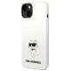 Karl Lagerfeld KLHMP14MSNCHBCH iPhone 14 Plus 6.7" hardcase white/white Silicone Choupette MagSafe