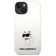 Karl Lagerfeld KLHMP14MSNCHBCH iPhone 14 Plus 6.7" hardcase white/white Silicone Choupette MagSafe
