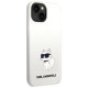 Karl Lagerfeld KLHMP14MSNCHBCH iPhone 14 Plus 6.7" hardcase white/white Silicone Choupette MagSafe