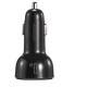 Joyroom car charger 70W with 3 ports: USB, 2 x USB C black (JR-CL26)