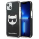 Karl Lagerfeld KLHCP13MTPECK iPhone 13 6.1" hardcase black/black Choupette Head