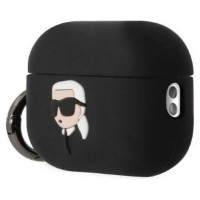 Karl Lagerfeld KLAP2RUNIKK AirPods Pro 2 cover black/black Silicone Karl Head 3D