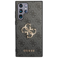 Guess GUHCS23L4GMGGR S23 Ultra S918 grey/grey hardcase 4G Big Metal Logo