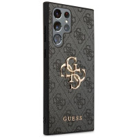 Guess GUHCS23L4GMGGR S23 Ultra S918 grey/grey hardcase 4G Big Metal Logo