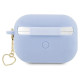 Guess GUAP2LSCHSB AirPods Pro 2 cover blue/blue Silicone Charm Heart Collection