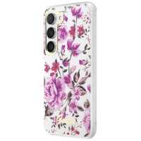 Guess GUHCS23MHCFWST S23+ S916 white/white hardcase Flower Collection