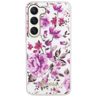 Guess GUHCS23MHCFWST S23+ S916 white/white hardcase Flower Collection