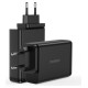 Choetech charger GaN 140W 4 ports (2x USB C, 2x USB) black (PD6005)