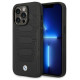 BMW Case BMW BMHMP14L22RPSK iPhone 14 Pro 6.1" black/black Leather Seats Pattern MagSafe