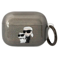 Karl Lagerfeld KLAPHNKCTGK Airpods Pro cover black/black Gliter Karl&Choupette