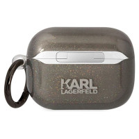 Karl Lagerfeld KLAPHNKCTGK Airpods Pro cover black/black Gliter Karl&Choupette
