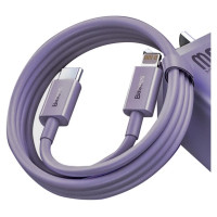 Baseus USB-C fast charging / data transfer cable - Lightning PD 20W 1m Baseus Superior Series - purple