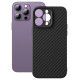 Baseus Armored case for iPhone 14 Pro Max compatible with MagSafe Baseus Synthetic Fiber tempered glass - black
