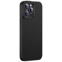 Baseus Armored case for iPhone 14 Pro Max compatible with MagSafe Baseus Synthetic Fiber tempered glass - black