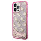 Guess GUHCP14LLC4PSGP iPhone 14 Pro 6.1" pink/pink hardcase Liquid Glitter 4G Transculent