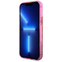 Guess GUHCP14LLC4PSGP iPhone 14 Pro 6.1" pink/pink hardcase Liquid Glitter 4G Transculent
