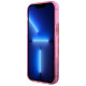 Guess GUHCP14LLC4PSGP iPhone 14 Pro 6.1" pink/pink hardcase Liquid Glitter 4G Transculent