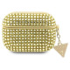 Guess GUAP2HDGTPD AirPods Pro 2 cover gold/gold Rhinestone Triangle Charm