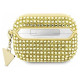 Guess GUAP2HDGTPD AirPods Pro 2 cover gold/gold Rhinestone Triangle Charm