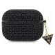 Guess GUAPHDGTPK AirPods Pro cover black/black Rhinestone Triangle Charm