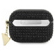Guess GUAPHDGTPK AirPods Pro cover black/black Rhinestone Triangle Charm