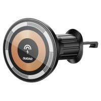 Dudao Magnetic holder with MagSafe inductive charger for cockpit/air vent 15W Dudao F12MAX+ - black