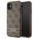 Guess GUHCN61P4SNW iPhone 11 / Xr brown/brown hardcase 4G Stripe