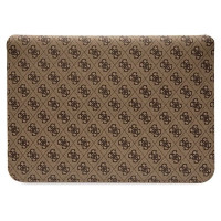Guess 4G Stripe Metal Logo case for a 14" laptop - brown
