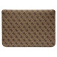Guess 4G Stripe Metal Logo case for a 14" laptop - brown