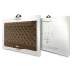 Guess 4G Stripe Metal Logo case for a 14" laptop - brown