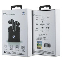 BMW Bluetooth headphones BMWSES20AMK TWS + docking station black/black Signature