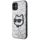 Karl Lagerfeld KLHCN61G2CPS iPhone 11 / Xr 6.1" silver/silver hardcase Glitter Choupette Patch