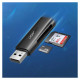 Ugreen CM264 USB 3.0 SD/TF card reader - black