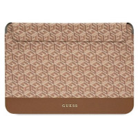 Guess GCube Stripes case for a 14" laptop - brown