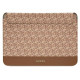 Guess GCube Stripes case for a 14" laptop - brown