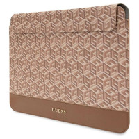 Guess GCube Stripes case for a 14" laptop - brown