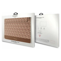 Guess GCube Stripes case for a 14" laptop - brown