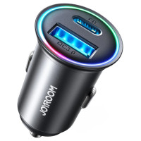 Joyroom JR-CCN04 60W USB-A USB-C mini charger - black