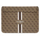 Guess 4G Printed Stripes cover for a 16" laptop - brown