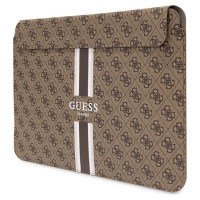 Guess 4G Printed Stripes cover for a 16" laptop - brown