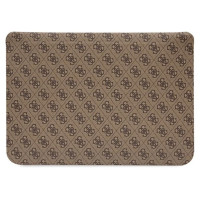 Guess 4G Printed Stripes cover for a 16" laptop - brown