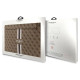 Guess 4G Printed Stripes cover for a 16" laptop - brown