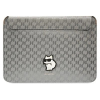 Karl Lagerfeld Saffiano Monogram Choupette case for a 14" laptop - silver