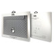 Karl Lagerfeld Saffiano Monogram Choupette case for a 14" laptop - silver