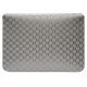 Karl Lagerfeld Saffiano Monogram Ikonik case for a 14" laptop - silver