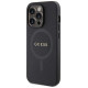 Guess GUHMP14LPSAHMCK case for iPhone 14 Pro - black Saffiano MagSafe